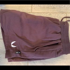 ASRV men’s athletic shorts plum